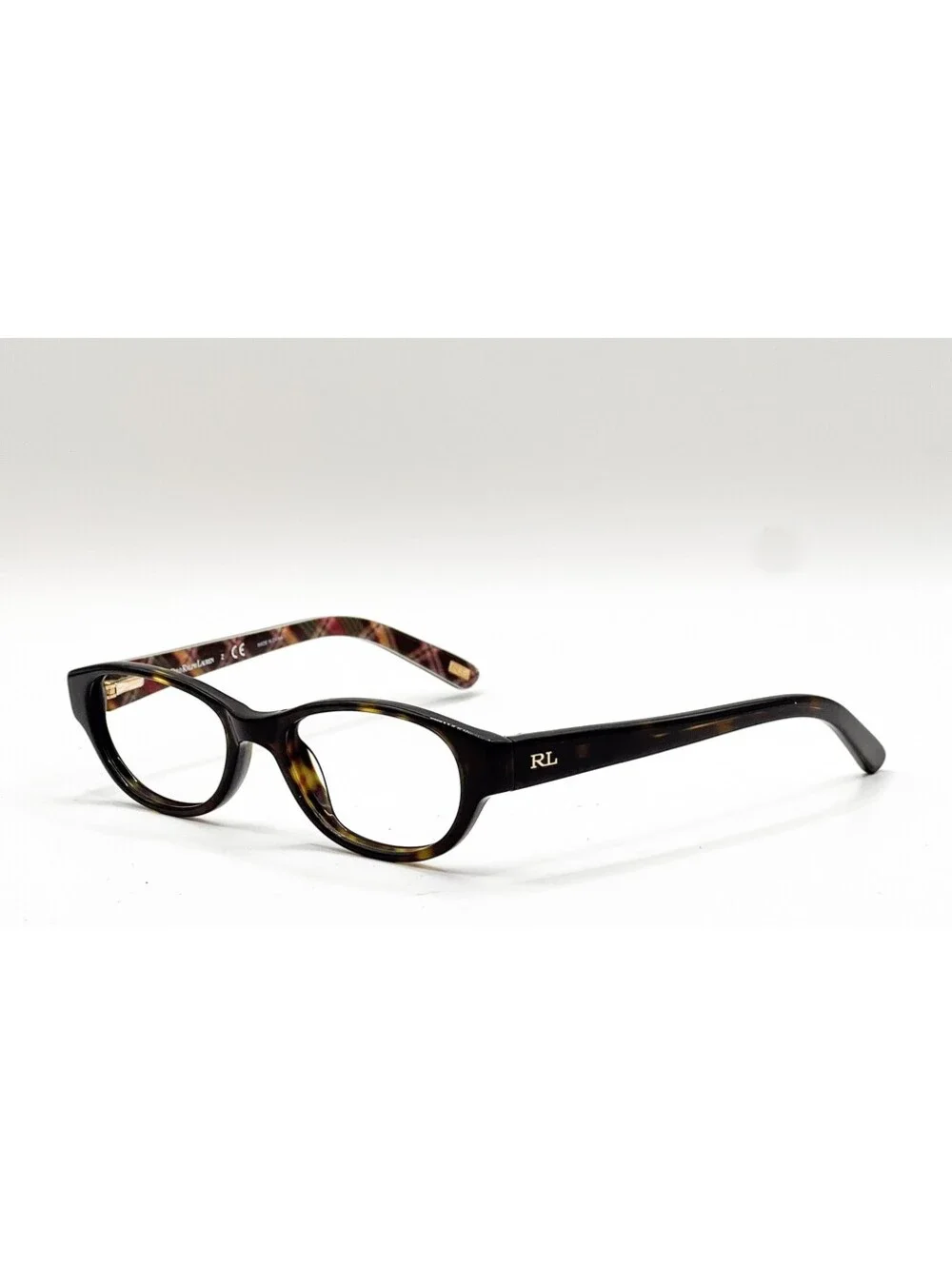 Ralph Lauren Polo 8519 1072 Tortoise Tartan Oval Authentic Eyeglass Frames 44-15